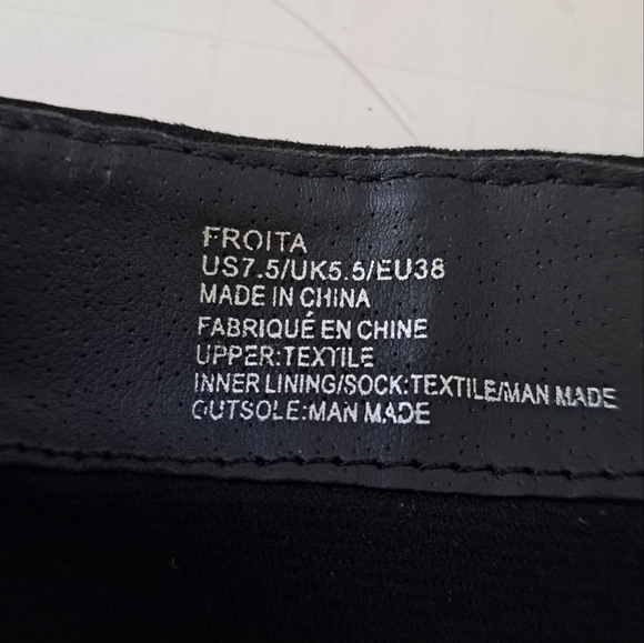 Sequin Black Women's Embroidery Boot Size 7.5 JustFab - Picture 3 of 7